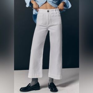 Anthropologie Maeve The Colette Crop Wide-Leg Jeans